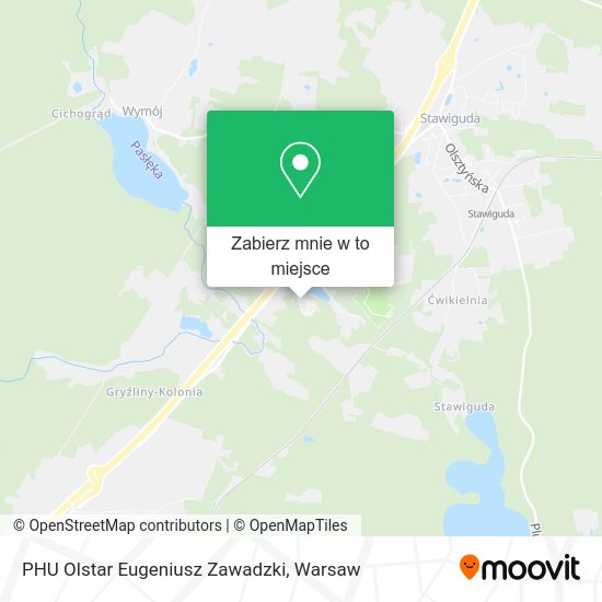 Mapa PHU Olstar Eugeniusz Zawadzki