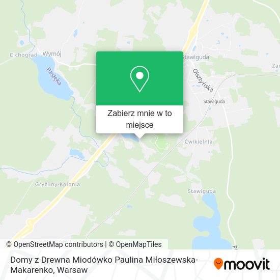 Mapa Domy z Drewna Miodówko Paulina Miłoszewska-Makarenko