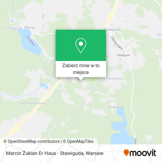 Mapa Marcin Żukian Er Haus - Stawiguda