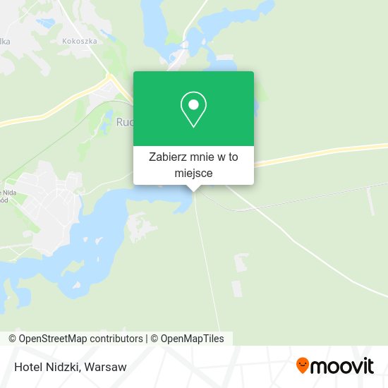 Mapa Hotel Nidzki