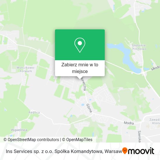 Mapa Ins Services sp. z o.o. Spółka Komandytowa