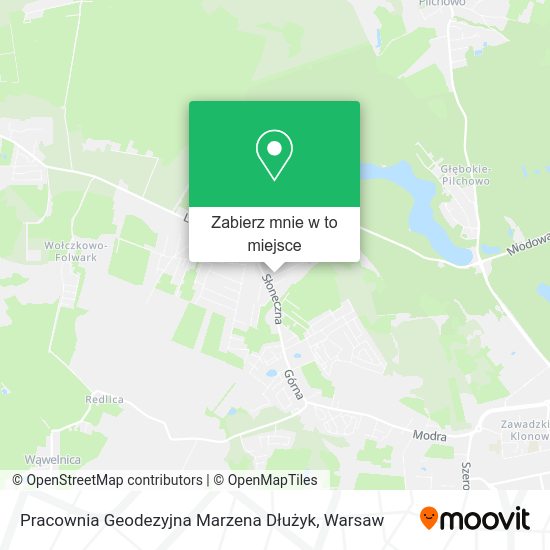 Mapa Pracownia Geodezyjna Marzena Dłużyk