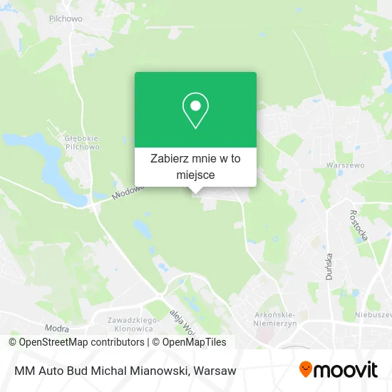 Mapa MM Auto Bud Michal Mianowski
