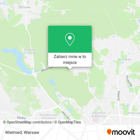 Mapa Wielmed