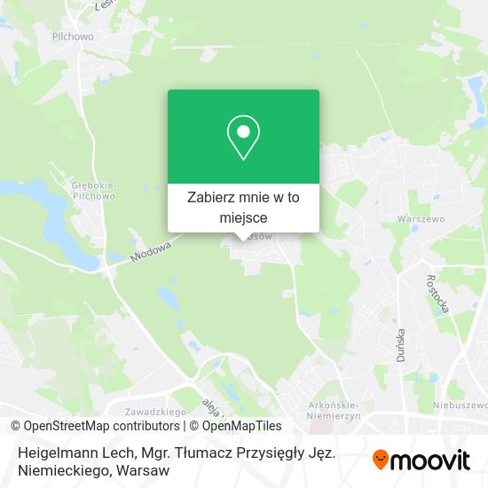 Mapa Heigelmann Lech, Mgr. Tłumacz Przysięgły Jęz. Niemieckiego