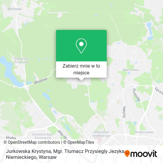 Mapa Jurkowska Krystyna, Mgr. Tlumacz Przysiegly Jezyka Niemieckiego