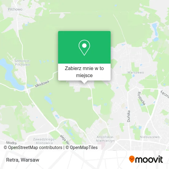 Mapa Retra