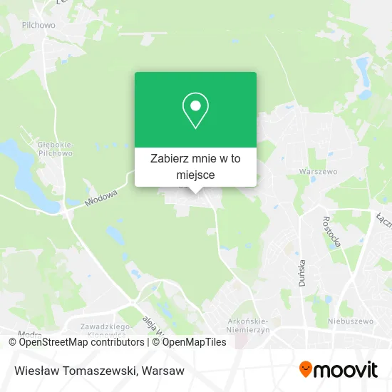 Mapa Wiesław Tomaszewski