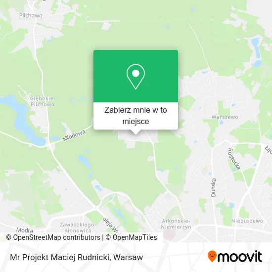 Mapa Mr Projekt Maciej Rudnicki