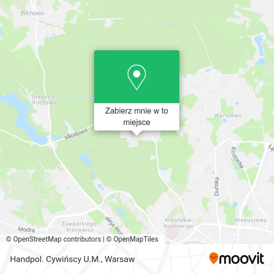 Mapa Handpol. Cywińscy U.M.