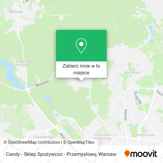 Mapa Candy - Sklep Spożywczo - Przemysłowy