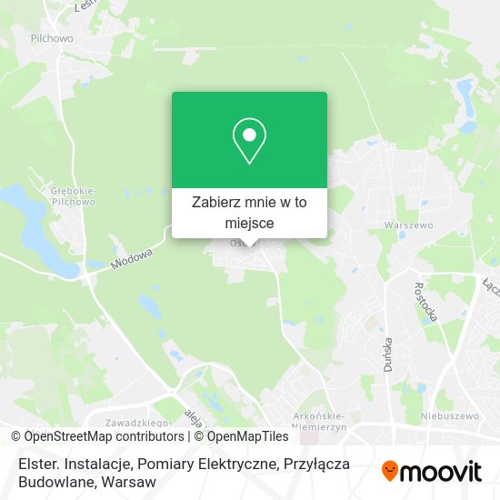 Mapa Elster. Instalacje, Pomiary Elektryczne, Przyłącza Budowlane