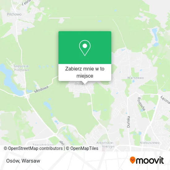 Mapa Osów