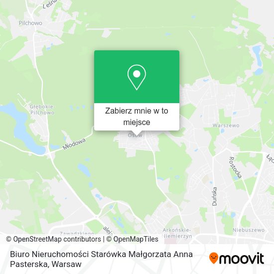 Mapa Biuro Nieruchomości Starówka Małgorzata Anna Pasterska