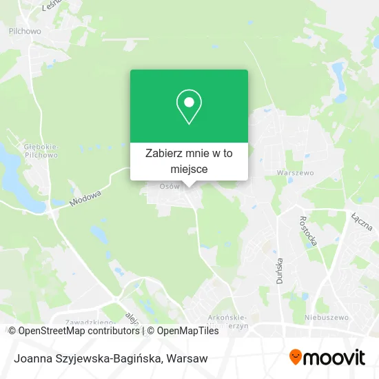 Mapa Joanna Szyjewska-Bagińska