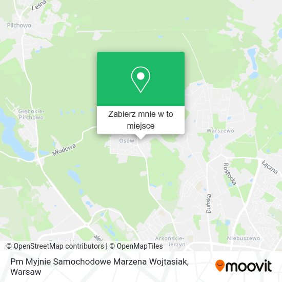 Mapa Pm Myjnie Samochodowe Marzena Wojtasiak