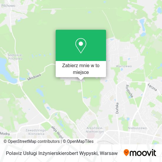 Mapa Polaviz Usługi Inżynierskierobert Wypyski