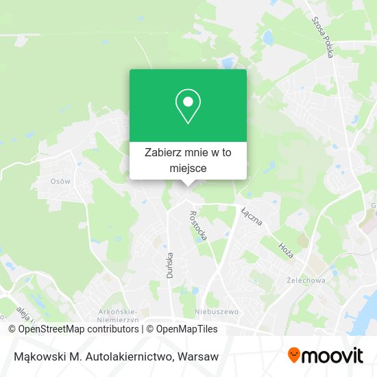 Mapa Mąkowski M. Autolakiernictwo