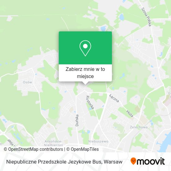 Mapa Niepubliczne Przedszkole Jezykowe Bus