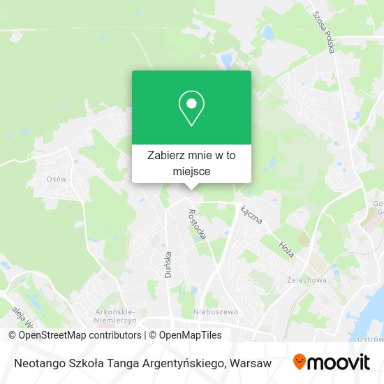 Mapa Neotango Szkoła Tanga Argentyńskiego