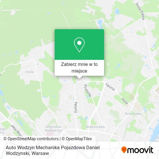 Mapa Auto Wodzyn Mechanika Pojazdowa Daniel Wodzynski