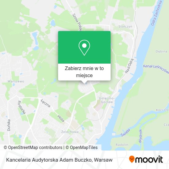 Mapa Kancelaria Audytorska Adam Buczko