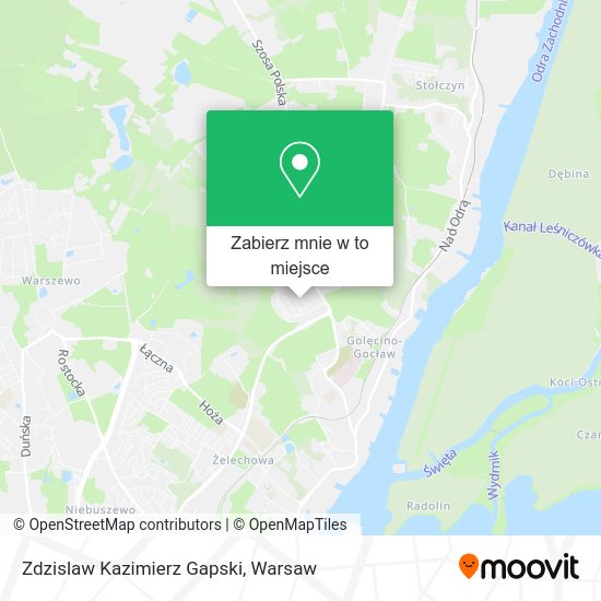 Mapa Zdzislaw Kazimierz Gapski