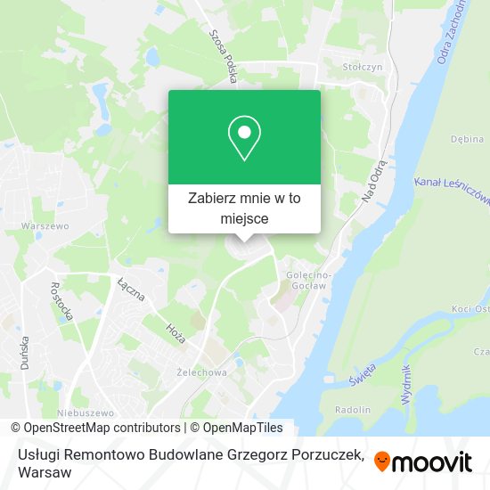 Mapa Usługi Remontowo Budowlane Grzegorz Porzuczek