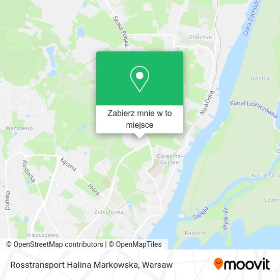 Mapa Rosstransport Halina Markowska