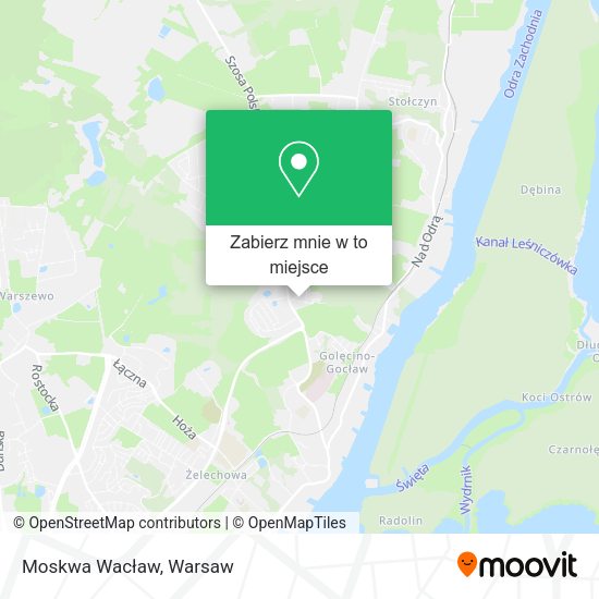 Mapa Moskwa Wacław