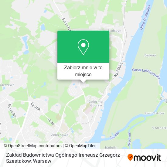 Mapa Zakład Budownictwa Ogólnego Ireneusz Grzegorz Szestakow