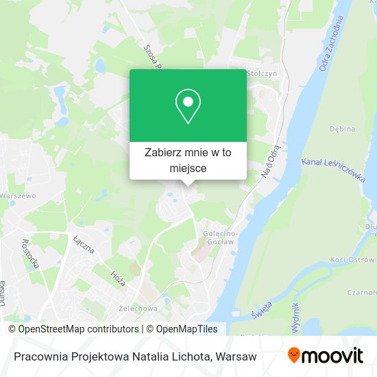 Mapa Pracownia Projektowa Natalia Lichota