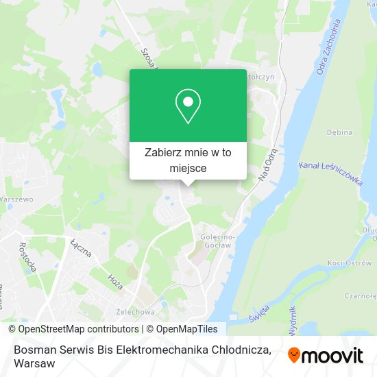 Mapa Bosman Serwis Bis Elektromechanika Chlodnicza