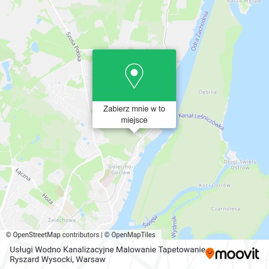 Mapa Usługi Wodno Kanalizacyjne Malowanie Tapetowanie Ryszard Wysocki