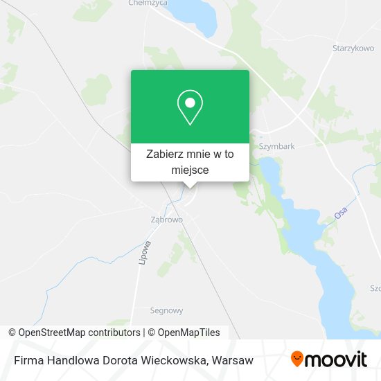 Mapa Firma Handlowa Dorota Wieckowska