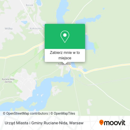 Mapa Urząd Miasta i Gminy Ruciane-Nida