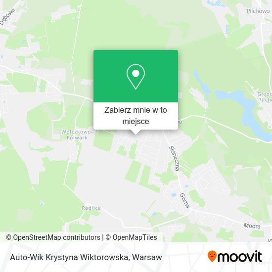 Mapa Auto-Wik Krystyna Wiktorowska