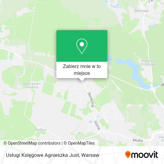 Mapa Usługi Księgowe Agnieszka Just