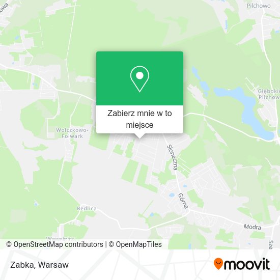 Mapa Zabka