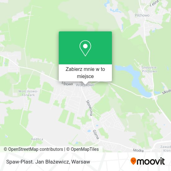 Mapa Spaw-Plast. Jan Błażewicz