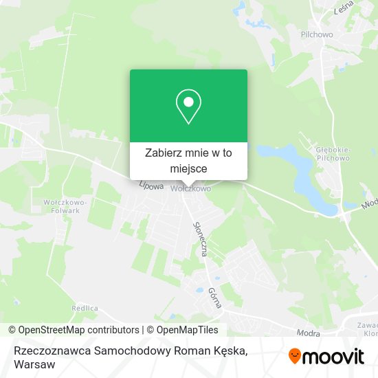 Mapa Rzeczoznawca Samochodowy Roman Kęska