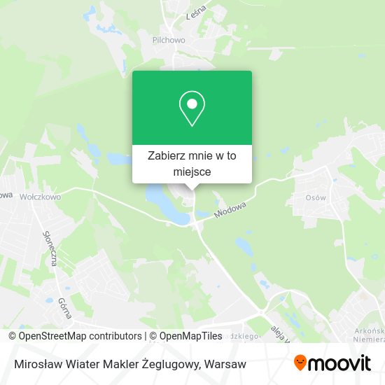 Mapa Mirosław Wiater Makler Żeglugowy