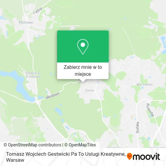 Mapa Tomasz Wojciech Gestwicki Pa To Uslugi Kreatywne