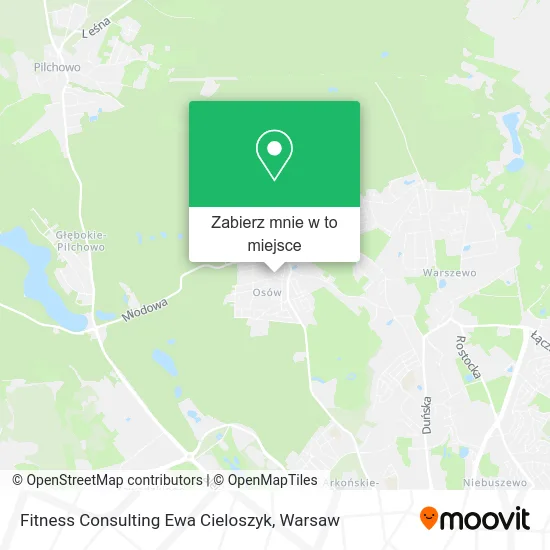 Mapa Fitness Consulting Ewa Cieloszyk