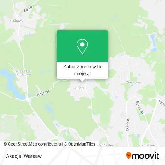 Mapa Akacja