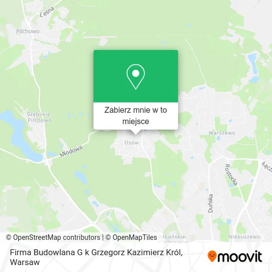 Mapa Firma Budowlana G k Grzegorz Kazimierz Król