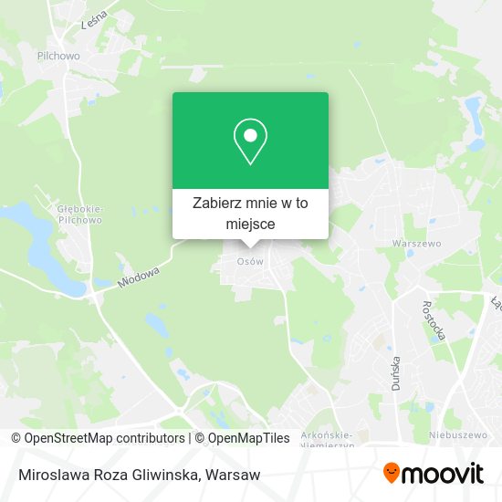 Mapa Miroslawa Roza Gliwinska