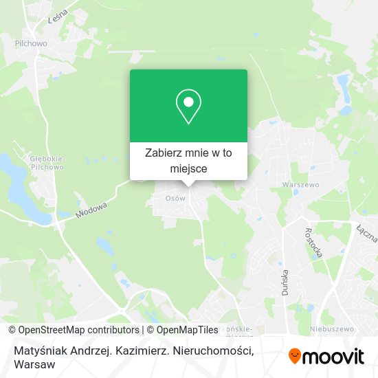 Mapa Matyśniak Andrzej. Kazimierz. Nieruchomości