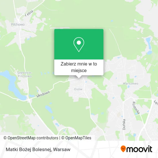 Mapa Matki Bożej Bolesnej