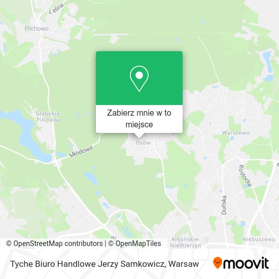 Mapa Tyche Biuro Handlowe Jerzy Samkowicz